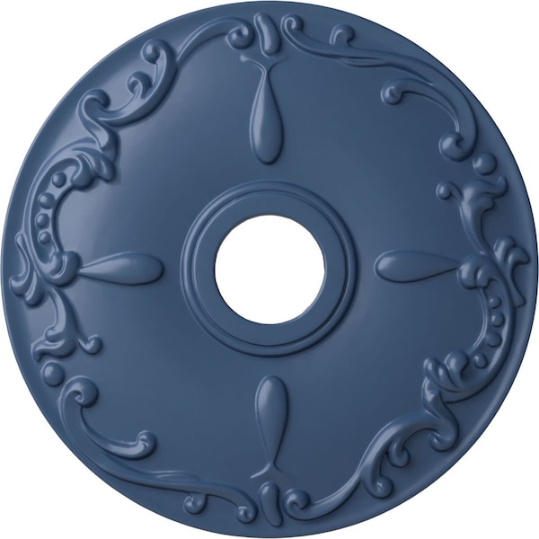 Ekena Millwork Kent Ceiling Medallion (Fits Canopies up to 5"), Hand-Painted Americana, 18"OD x 3 1/2"ID x 1 1/4"P CM18KEAMF - main